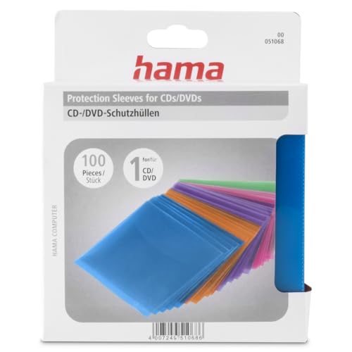 Hama Buste Protettive Per 100 Cd-Dvd, Vari