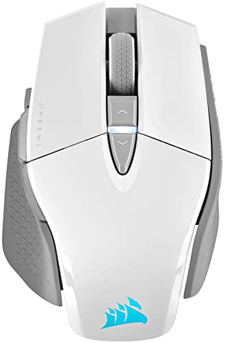 Corsair M65 Rgb Ultra Wireless Mouse Da Gioco Fps Sintonizzabile - 26.000 Dpi - Wireless Sub-1Ms - Sistema Di Peso - Batteria Fino A 120 Ore - Compati