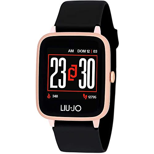 Liu Jo Orologio Unisex Smartwatch Go Rose Cinturino Nero