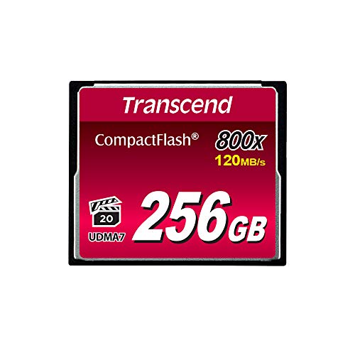 Transcend Compact Flash 800X Ts256Gcf800 Scheda Di Memoria, 256 Gb