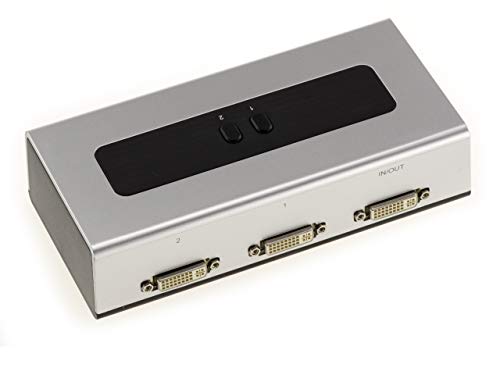 Kalea-Informatique Splitter Video Dvi Di Tipo Switch Per Instradare 1 Ingresso A 2 Uscite O 2 Ingressi A 1 Uscita.