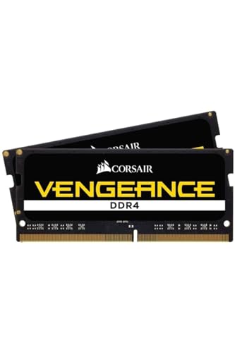 Corsair Vengeance Sodimm 16Gb (2X8Gb) Ddr4 3200Mhz Cl22 Memoria Per Laptop/Notebook (Supporto Processori Intel Core I5 E I7 Di Sesta Generazione), Ner