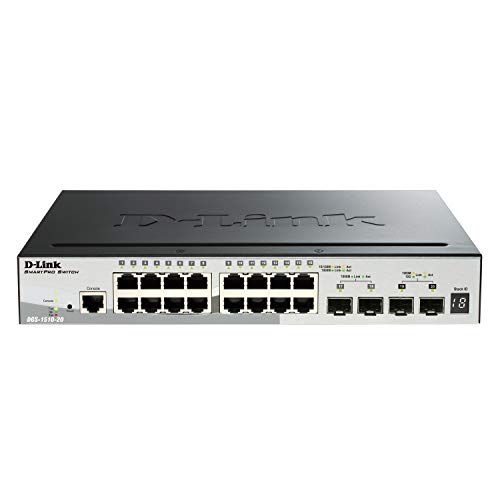 D-Link Dgs-1510-20 Switch Smart Managed Gigabit Staccabile Da 20 Porte