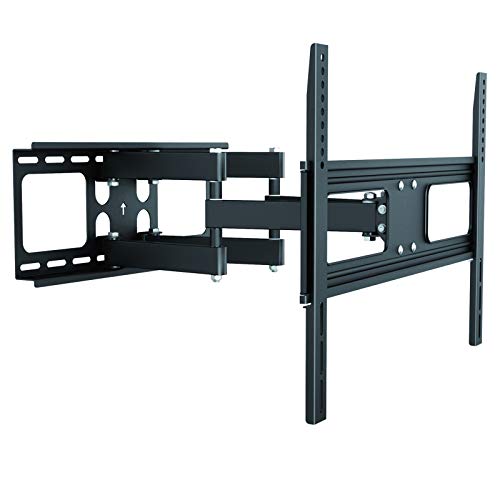 Value Supporto Da Parete Per Tv, Flessibile, Max. 50 Kg, Colore: Nero