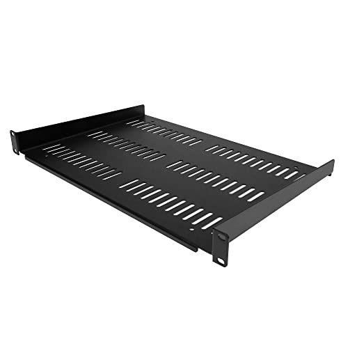 Startech.Com Mensola Rack 19" 1U - Ripiano Ventilato Per Armadio Rack 19 Pollici Per Dispositivi/Apparecchiature Di Rete Non Installabili A Rack - Por