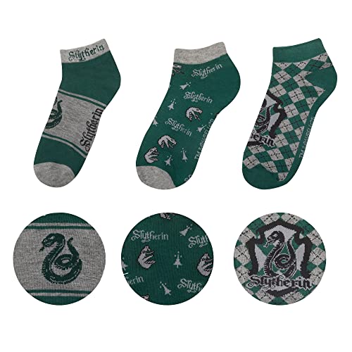 Cinereplicas Harry Potter - Socquettes (Set De 3) - Licence Officielle (Tassorosso)