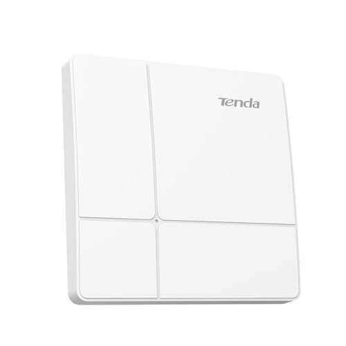 Tenda Access Point Wifi Punto Di Accesso Wireless, Gigabit Porta Ethernet 10/100/1000 Mbps, Dual-Band 5Ghz&2.4Ghz, Ac1200, Supporto Poe 802.3Af, Mu-Mi