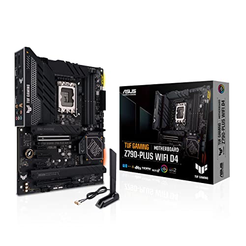 Scheda Madre Intel Lga 1700 Atx Vrm 20+1 Fasi, Ddr4, Cinque Slot M.2, Pcie 5.0, Porta Thunderbolt 4 Usb Type-C, Wi-Fi 6E, Ai Overclocking E Aura Sync