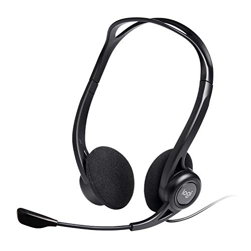Logitech Pc960 Cuffie Cablate Per Computer, Cuffie Stereo Con Microfono, Cancellazione Di Rumore, Usb, Leggere, Controlli Sul Cavo, Pc/Mac/Laptop, Ne