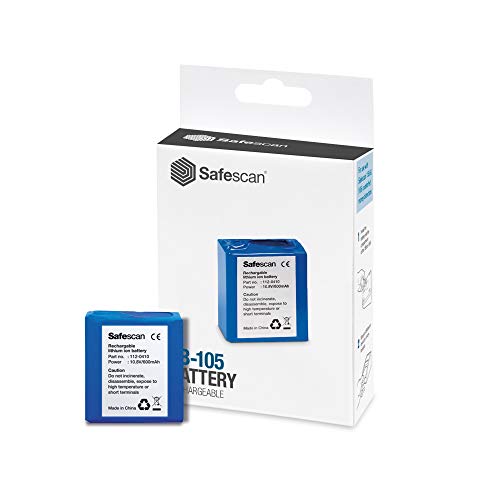 Safescan Lb-105 Batteria Ricaricabile Al Litio Che Alimenta I Verifica Banconote Safescan, Batteria Al Litio Che Fornisce Ai Verifica Banconote Un Mas