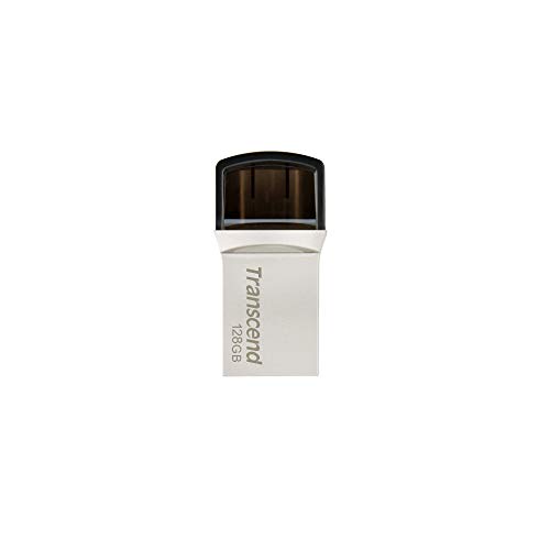 Transcend Jetflash 890 128Gb Usb Type-C / Usb 3.1 Gen 1 Pennetta A Doppio Connettore Usb Otg Per Android Ts128Gjf890S