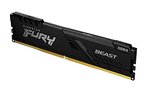 Kingston Fury Beast 4Gb 2666Mhz Ddr4 Cl16 Memoria Gaming Kit Per Computer Fissi Modulo Singolo Kf426C16Bb/4
