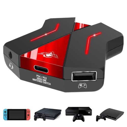 Spirit Of Gamer - Adattatore Tastiera Mouse - Compatibile Con Controller Ps4/Ps3/Switch/Xbox - Convertitore Per Console Di Videogiochi - Gioca Con Tas