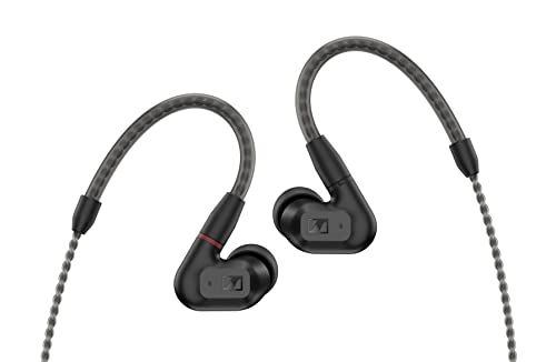 Sennheiser Cuffie Stereo Con Cavo Per Audiofili Ie 200 - Cuffie In-Ear Con Cavo Ad Alta Fedeltà, Suono Chiaro E Fedele E Bassi Di Grande Impatto - Ner