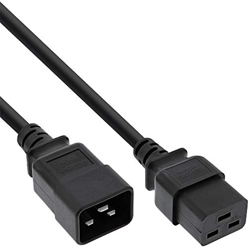 Inline® 16641G - Prolunga Per Elettrodomestici A Freddo, 16A, C19 A C20, 7,5 M