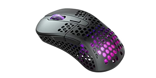 Xtrfy M4 - Mouse Da Gaming Wireless - Superleggero E Progettato Per E-Sport - Trasmissione Di 2,4 Ghz E Illuminazione Rgb - Design Regolabile Ed Ergon
