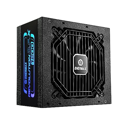 Enermax Revolution D.F. X Alimentatore 1200W Atx Completamente Modulare - Compatibile Con Atx 3.0 E Pcie 5.0-105°C Condensatori Giapponesi - Efficienz
