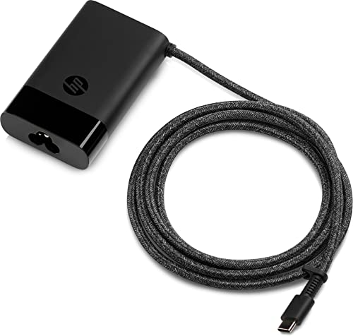 Hp Alimentatore Laptop Usb-C Gan Da 65 W, Compatibile Con Pc Hp Dotati Di Porta Usb-C, Nero