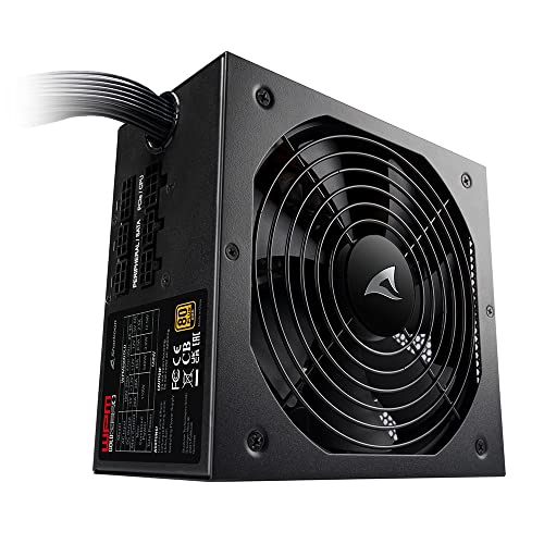 Sharkoon Wpm Gold Zero 550W, 80 Plus Gold, Semi Modulare