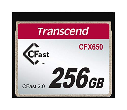 Transcend Ts256Gcfx650 Scheda Di Memoria Cfast 2.0, 256 Gb