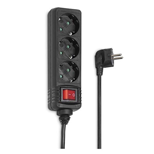 Hama Multipresa 3 Posti, Schuko, Spina Schuko, Con Interruttore