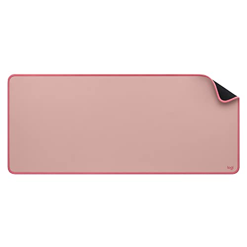 Logitech Desk Mat - Studio Series, Multifunzione, Tappetino Per Mouse Esteso, Protezione Scrivania Da Ufficio Con Base In Gomma, Resistente Ai Versame