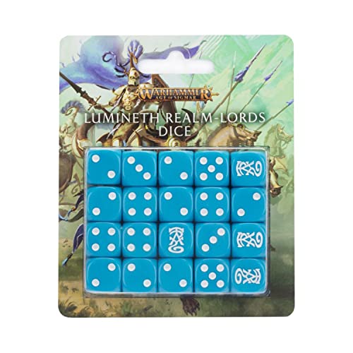 Warhammer Aos - Lumineth Realm-Lords Dice Set