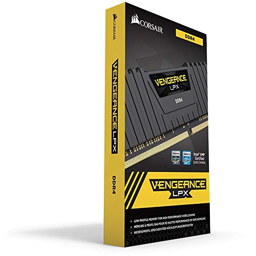 Corsair Vengeance Lpx Modulo Da 8 Gb (1 X 8 Gb) Ddr4 3200 (Pc4-25600) C16 1,35 V, Ottimizzato Amd Ryzen – Nero