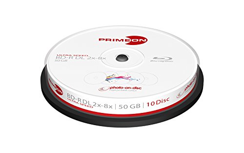 Primeon 2761312 50Gb Bd-R Dl Disco Vergine Blu-Ray