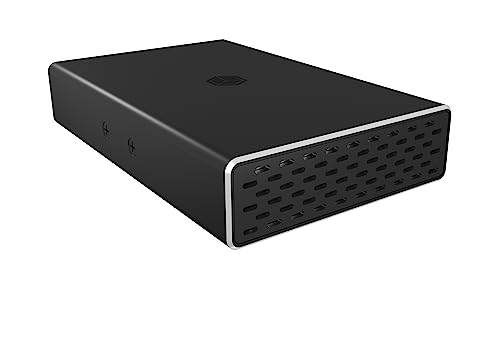 Icy Box Raid Ib-Rd2253-C31 - Alloggiamento Per Ssd E Hdd, 2 X 2,5 Pollici, Usb 3.1 Gen2 (10 Gbps), In Alluminio, Colore: Nero