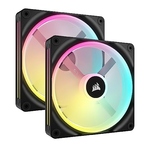 Corsair Qx Rgb Serie Icue Link Qx140 Rgb, Ventola A Cupola Magnetica Da 140 Mm, Starter Kit