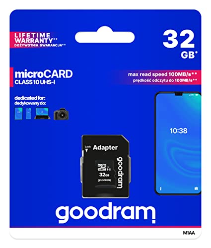 Goodram M1Aa-0320R12 Micro Sdhc Class 10 Uhs-I U1 - Micro Sdhc.