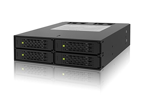 Icy Dock Tougharmor Mb994Sp-4Sb-1 Rack Rimovibile Robusto Completamente In Metallo Per 4 X 2,5" Hdd/Ssd Sata In Alloggiamenti Esterni De 5,25"