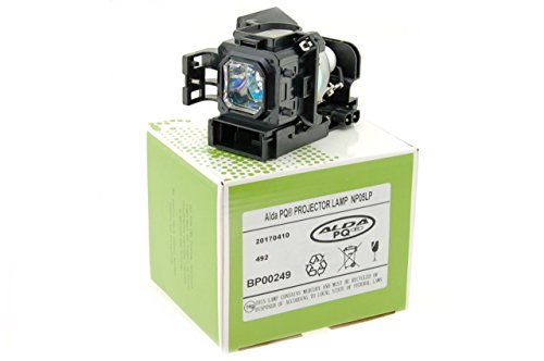 Alda Pq Premium, Lampada Per Proiettori Compatibile Con Nec Np901W, Np905, Np905G, Vt700G, Vt800G, Np05Lp, 60002094 Proiettori, Lampada Con Alloggiame