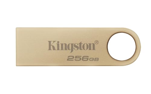 Kingston Datatraveler Se9 Gen 3-256Gb - 220Mb/S Lettura - Metallo - Usb 3.2 Gen 1 -Dorato