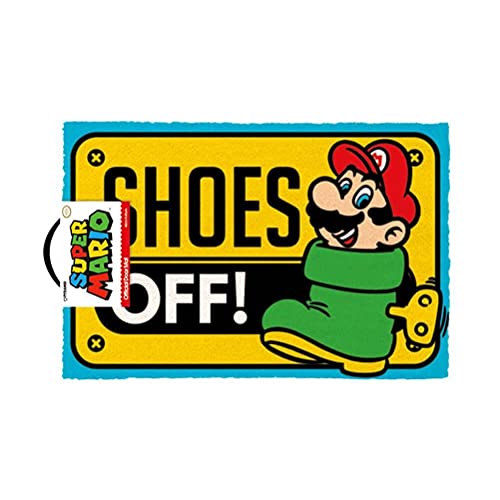 Super Mario- Zerbino Mario 40 X 60 Cm, Gp85125, Multicolore