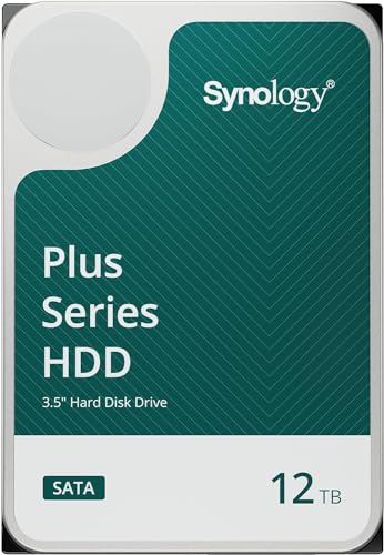 Synology Hdd Hat3300 Da 12 Tb - 1 Milioni Di Ore Mtbf, Carico Di Lavoro Da 180 Tb/Anno, 7200 Prm