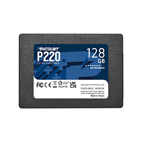 Ssd Unità A Stato Solido Sata 3 2.5" Interno Patriot P220 128Gb