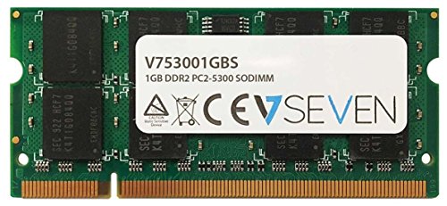 V7 V753001Gbs V7 1Gb Ddr2 Pc2-5300 667Mhz So Dimm Notebook Modulo Di Memoria - V753001Gbs