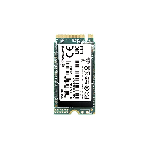Transcend 256G Nvme Pcie Gen3 X4 M.2 2242 Unità A Stato Solido (Ssd) Ts256Gmte400S