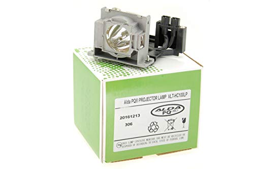 Alda Pq Premium, Lampada Per Proiettori Compatibile Con I Proiettori Mitsubishi Hc1100, Hc1500, Hc3000, Hc3100, Hc910, Hd1000, Vlt-Hc910Lp, Vlt-Hc100L