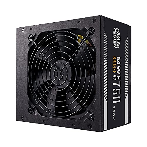 Cooler Master Mwe 750 Bronze 230V V2, Alimentatore Spina Eu, 80 Plus Bronze, Ventola Hdb Con Controllo Termico, Convertitore Dc-Dc + Llc Con Linea Sin