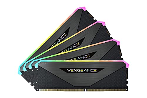 Corsair Vengeance Rgb Rt 32Gb (4 X 8 Gb), Ddr4 3600Mhz C18 Memoria Per Desktop (Illuminazione Rgb Dinamica, Ottimizzato Per Amd 300/400/500 Series, Co