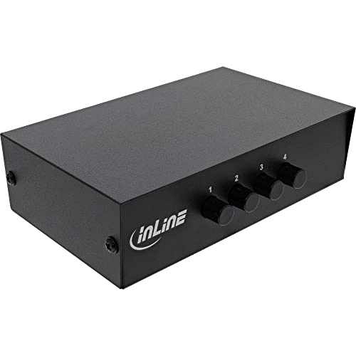 Inline® Commutatore Av Manuale A 4 Porte, 3 X Rca In/Out
