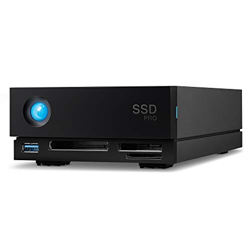 Lacie 1Big Dock Ssd Pro 2Tb, Ssd Esterno, Thunderbolt 3, Firecuda Nvme Ssd Fino A 2.800 Mb/S, Per Mac E Pc Desktop, 5 Anni Rescue Services (Sthw200080