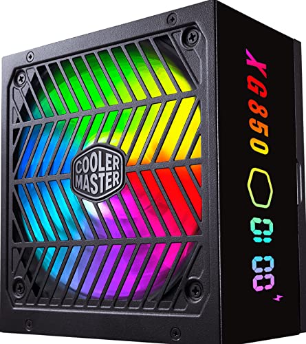 Alimentatore Cooler Master Xg850 Plus Platinum (Ue): 80 Plus Platinum (+92% Efficienza) 850W, Modulare, Display Tempo Reale, Condensatori Giapponesi,