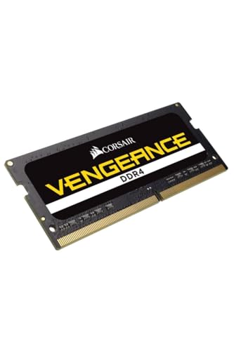 Corsair Vengeance Sodimm 16Gb (2X8Gb) Ddr4 2666Mhz Cl18 Memoria Per Laptop/Notebook (Supporto Processori Intel Core I5 E I7 Di Sesta Generazione), Ner