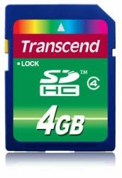 Transcend Scheda M Flash - 4 Gb - Class 4 - Sdhc