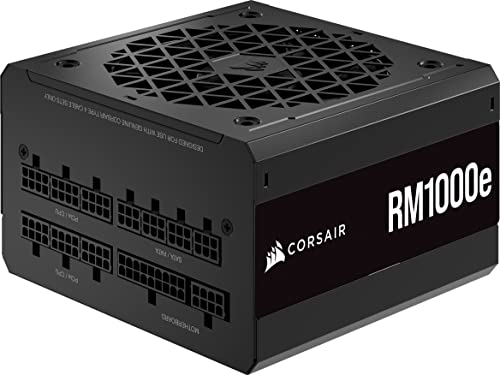 Corsair Rm1000E Alimentatore Modulare A Basso Rumore Compatibile Con Atx 3.0 E Pcie 5.0 - Nero
