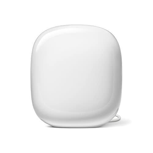 Google Nest Wifi Pro - Wi-Fi 6E - Sistema Affidabile, Ad Alta Velocità E Con Copertura In Tutta La Casa - Router Wi-Fi Mesh - Bianco Ghiaccio, Ga03030